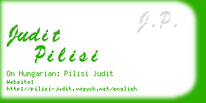 judit pilisi business card